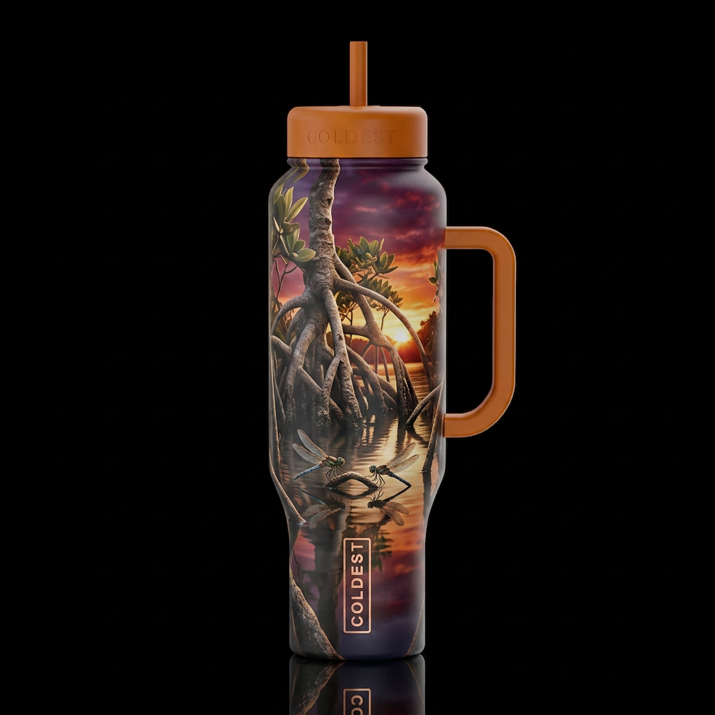 mangrove made stone plants still water nesting dra... water bottle design