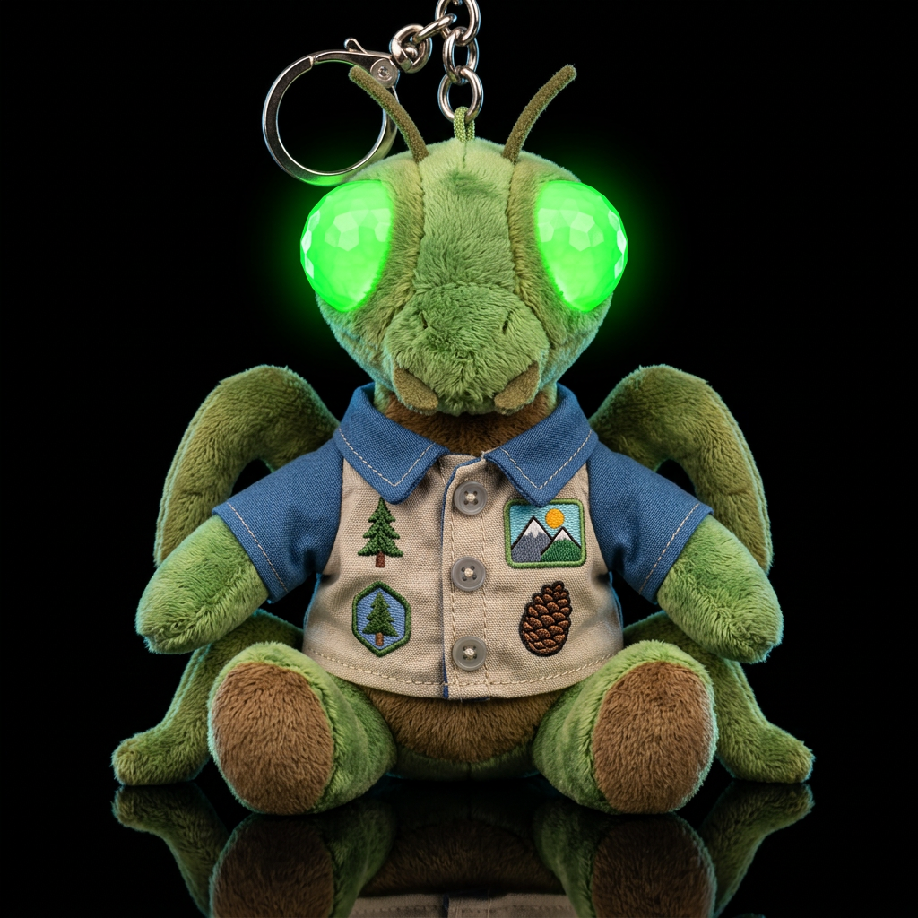 Micky the Mantis water bottle design