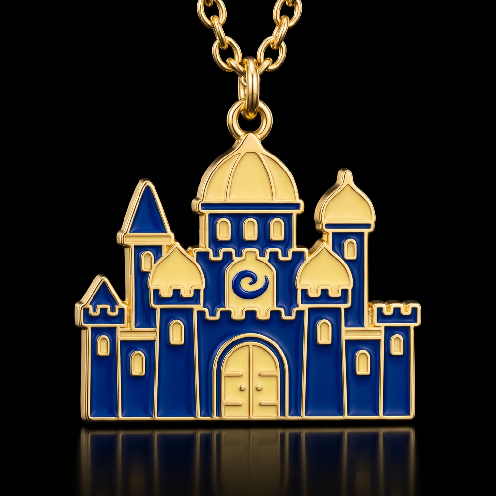 Goldenveil Palace water bottle design