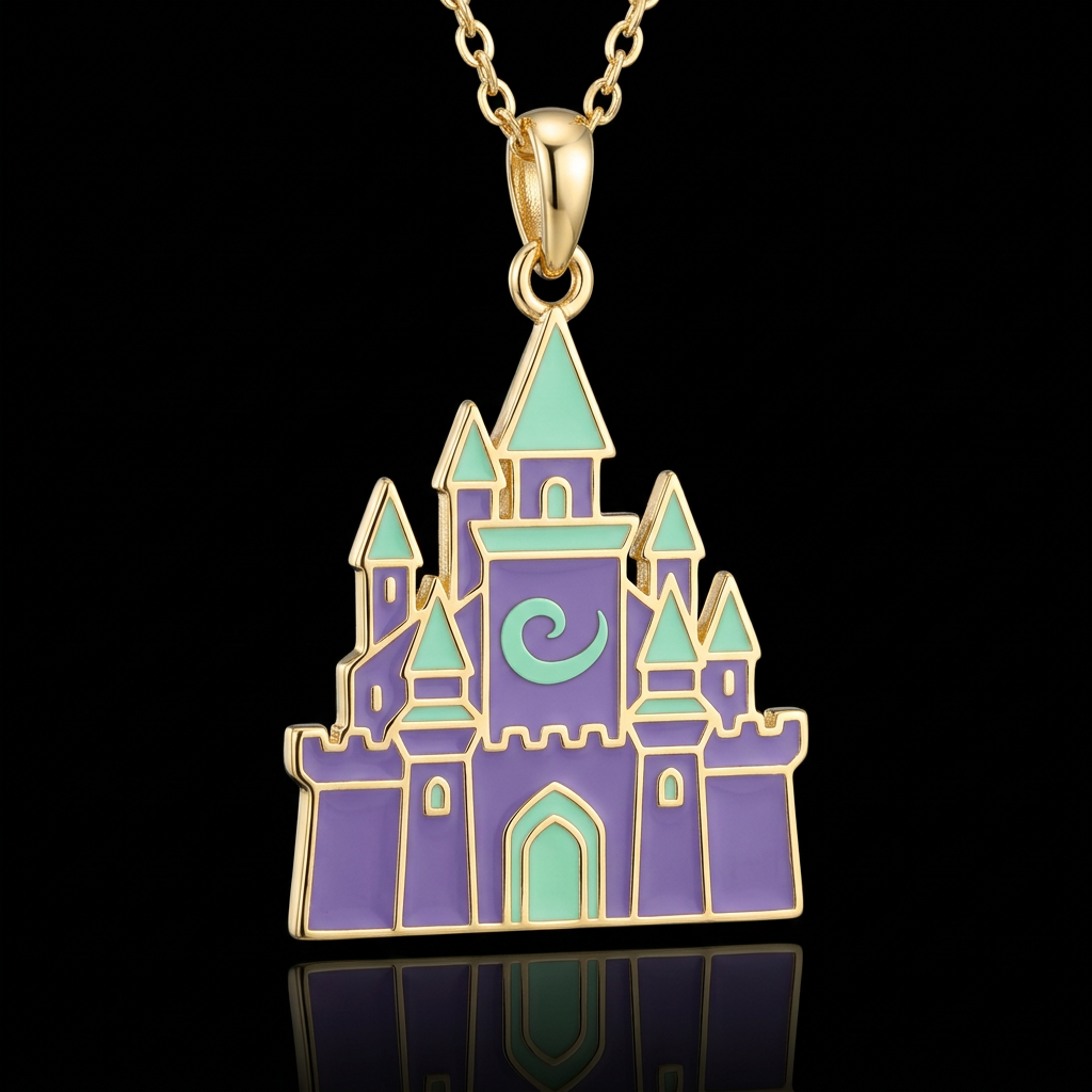 enchanted castle magical water bottle design