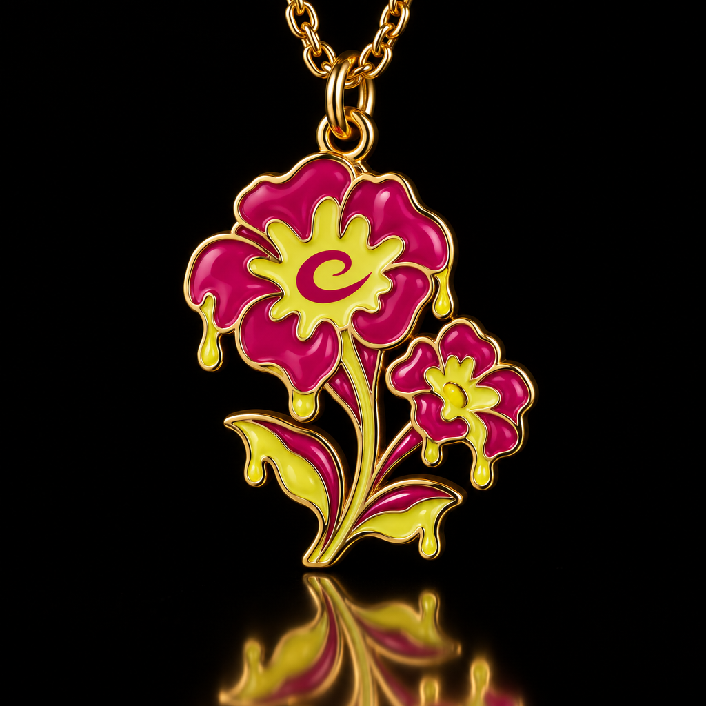 Halloween toxic bloom flowers water bottle design