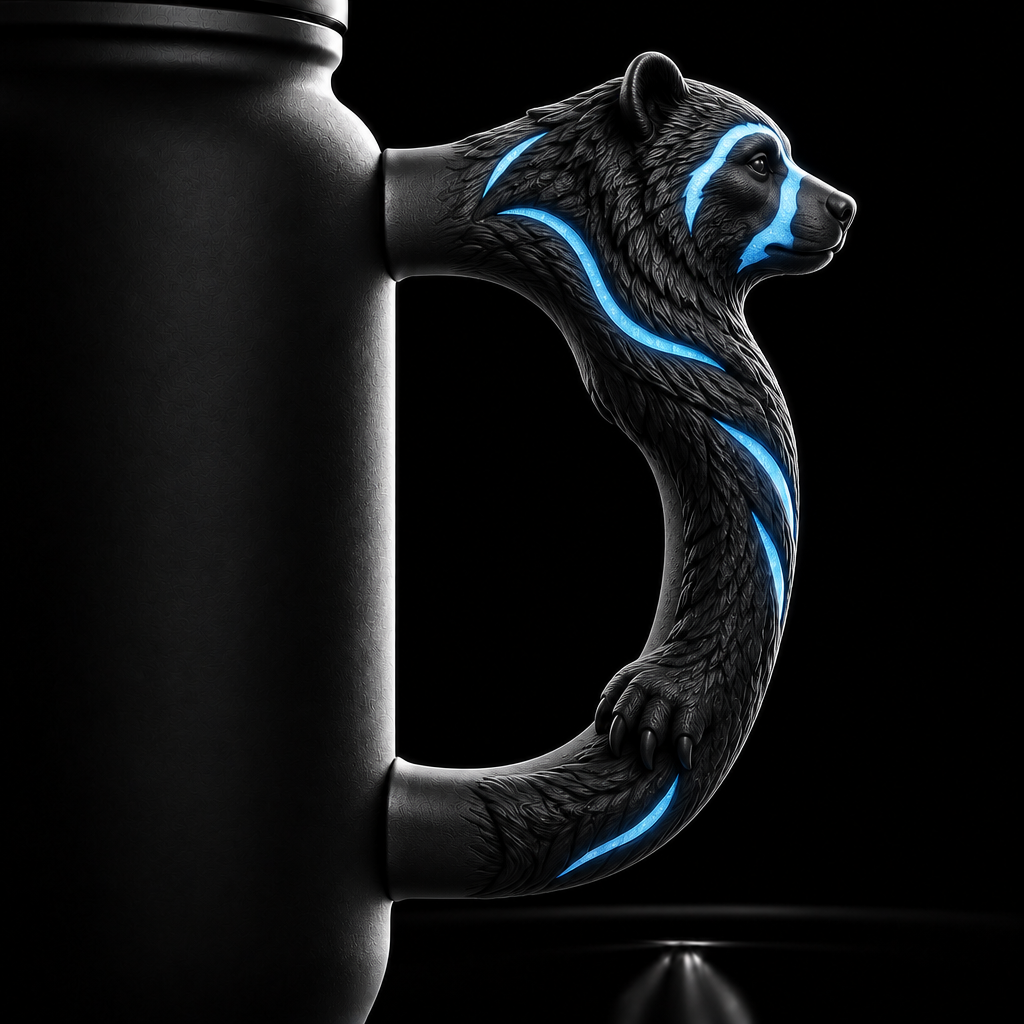 Cuddles water bottle design