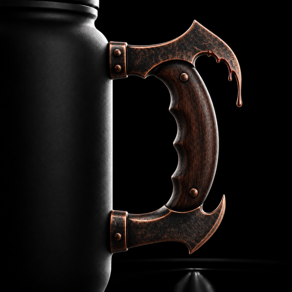 jack the ripper horror water bottle design