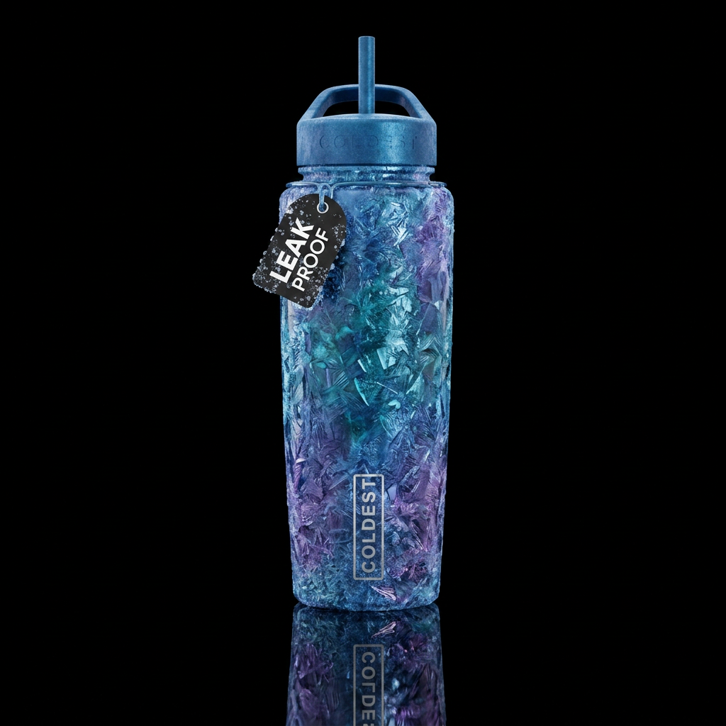 Frozen bottle water bottle design