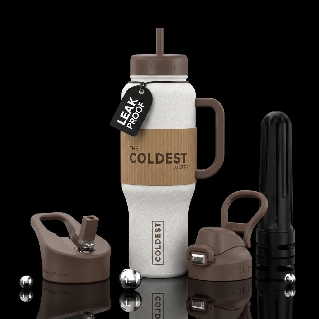 Coldie to go water bottle design