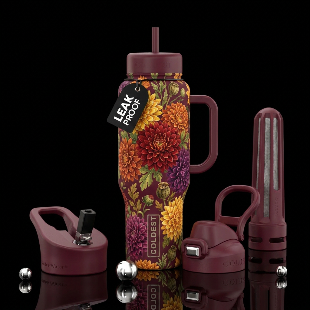 Mums the word water bottle design