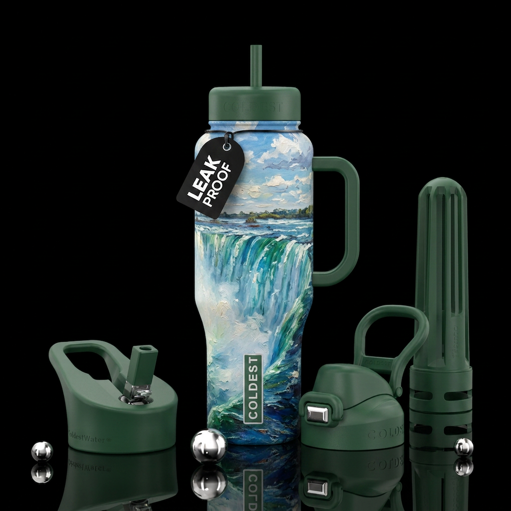 Niagara Falls water bottle design