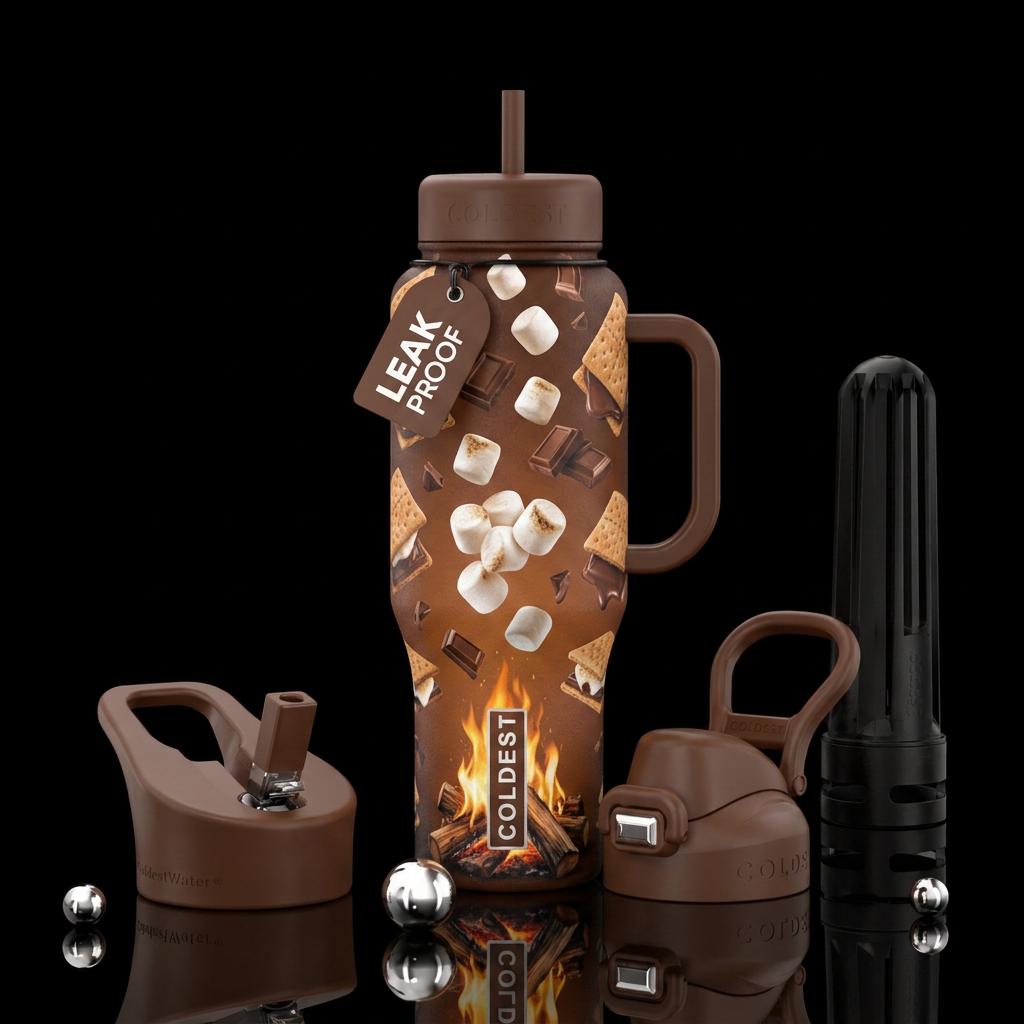 Smores Galore water bottle design
