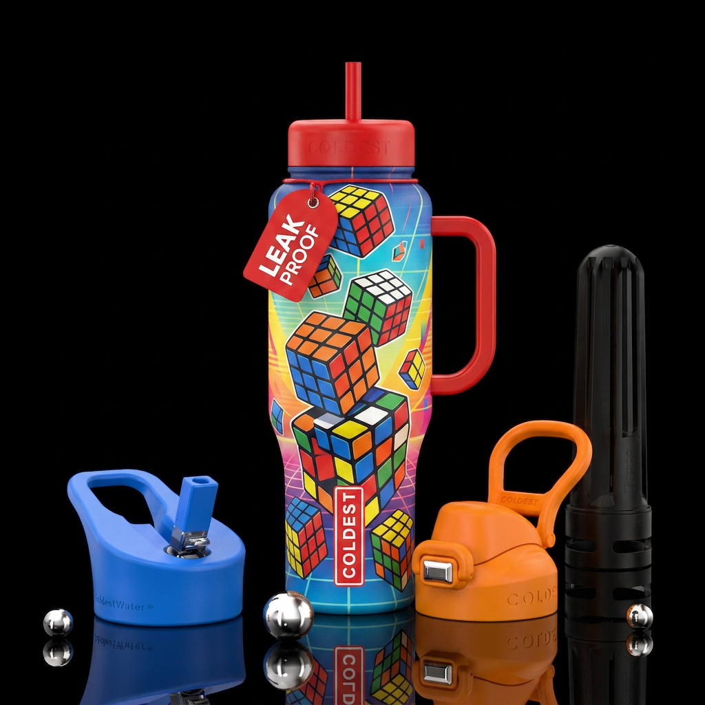 The puzzler water bottle design