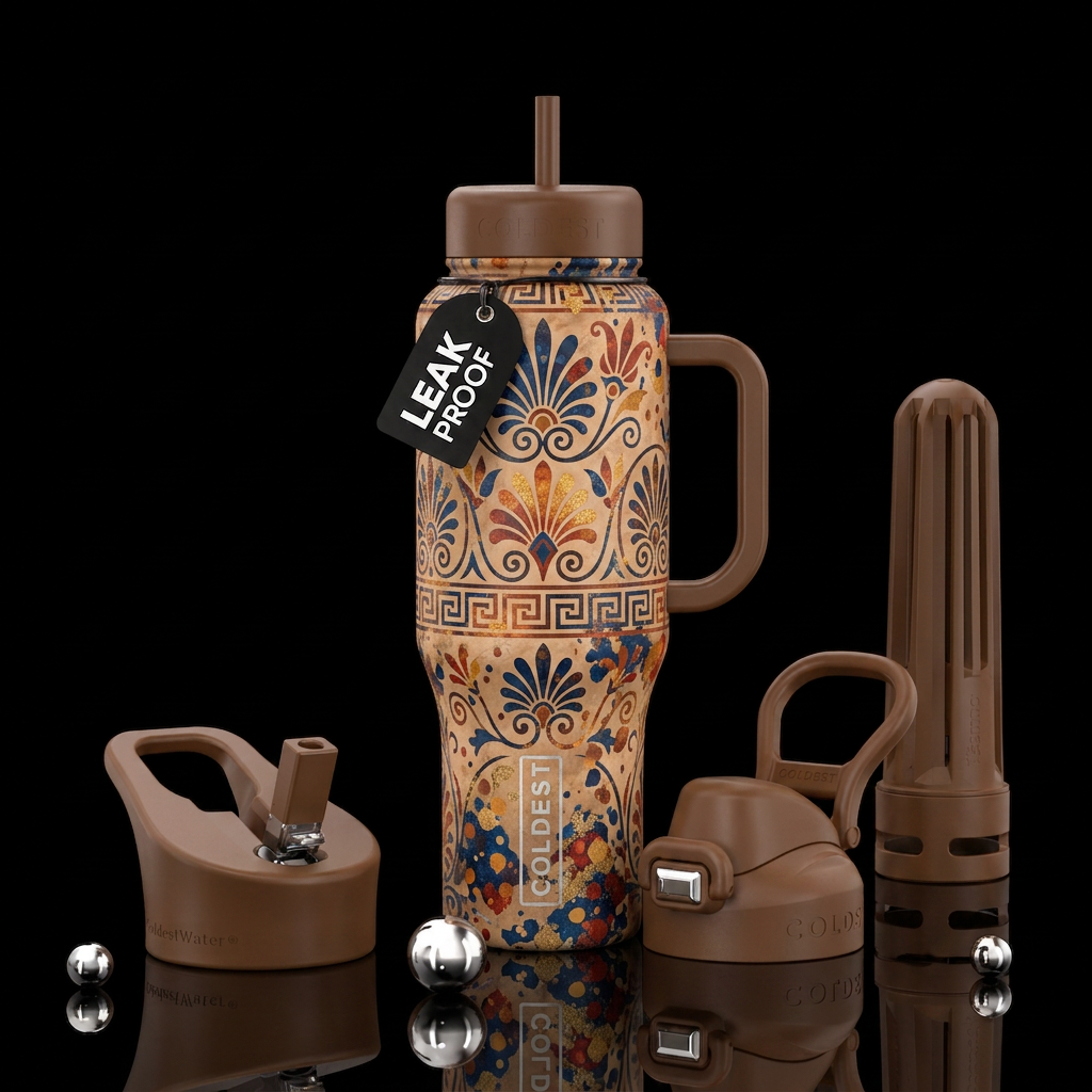 Grecian Urn water bottle design