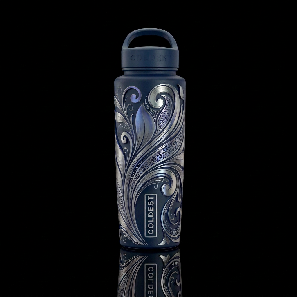 Moonlight Tide. water bottle design