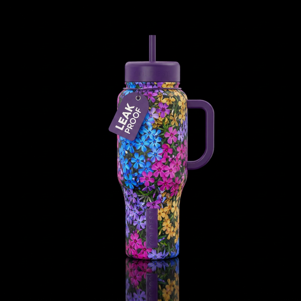 Phlox water bottle design