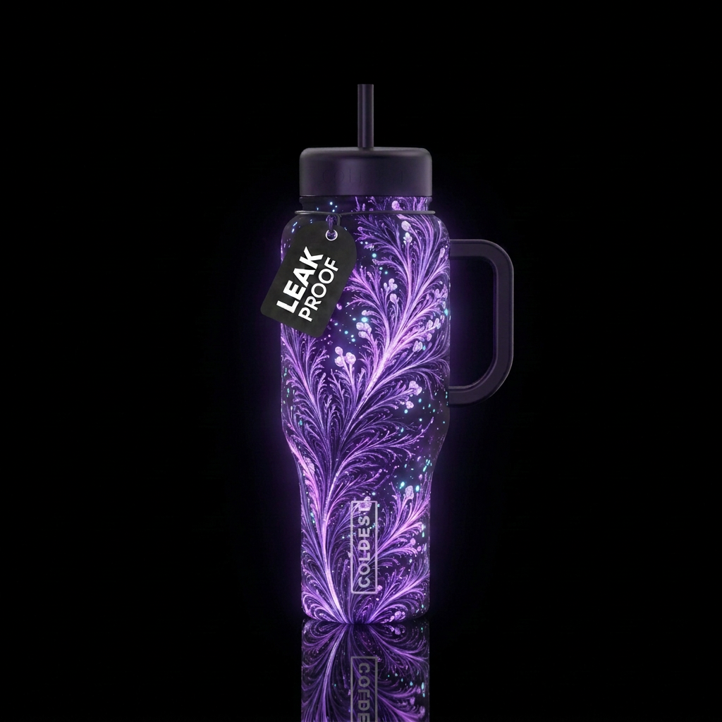 Space kelp. water bottle design