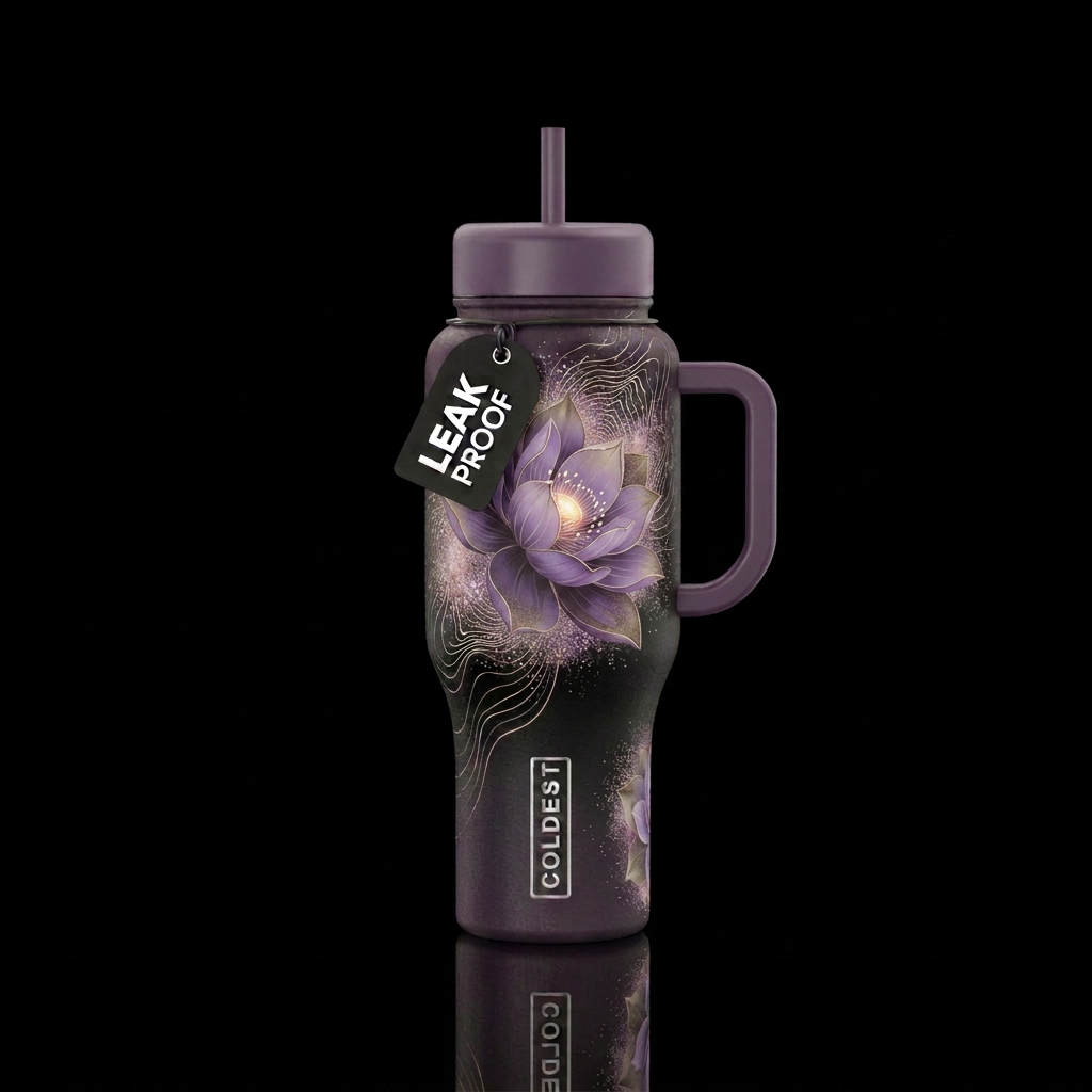 Flow water bottle design