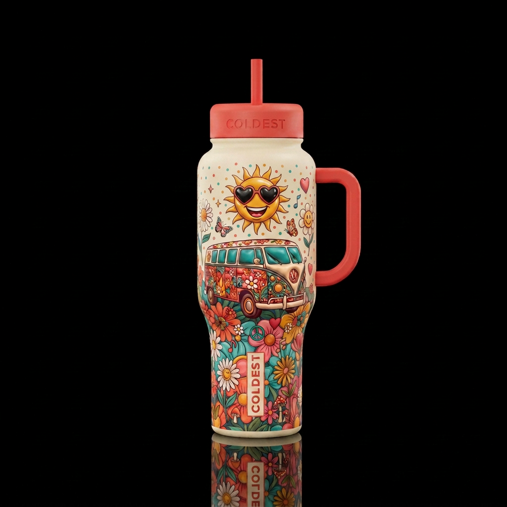 Joy Ride. water bottle design