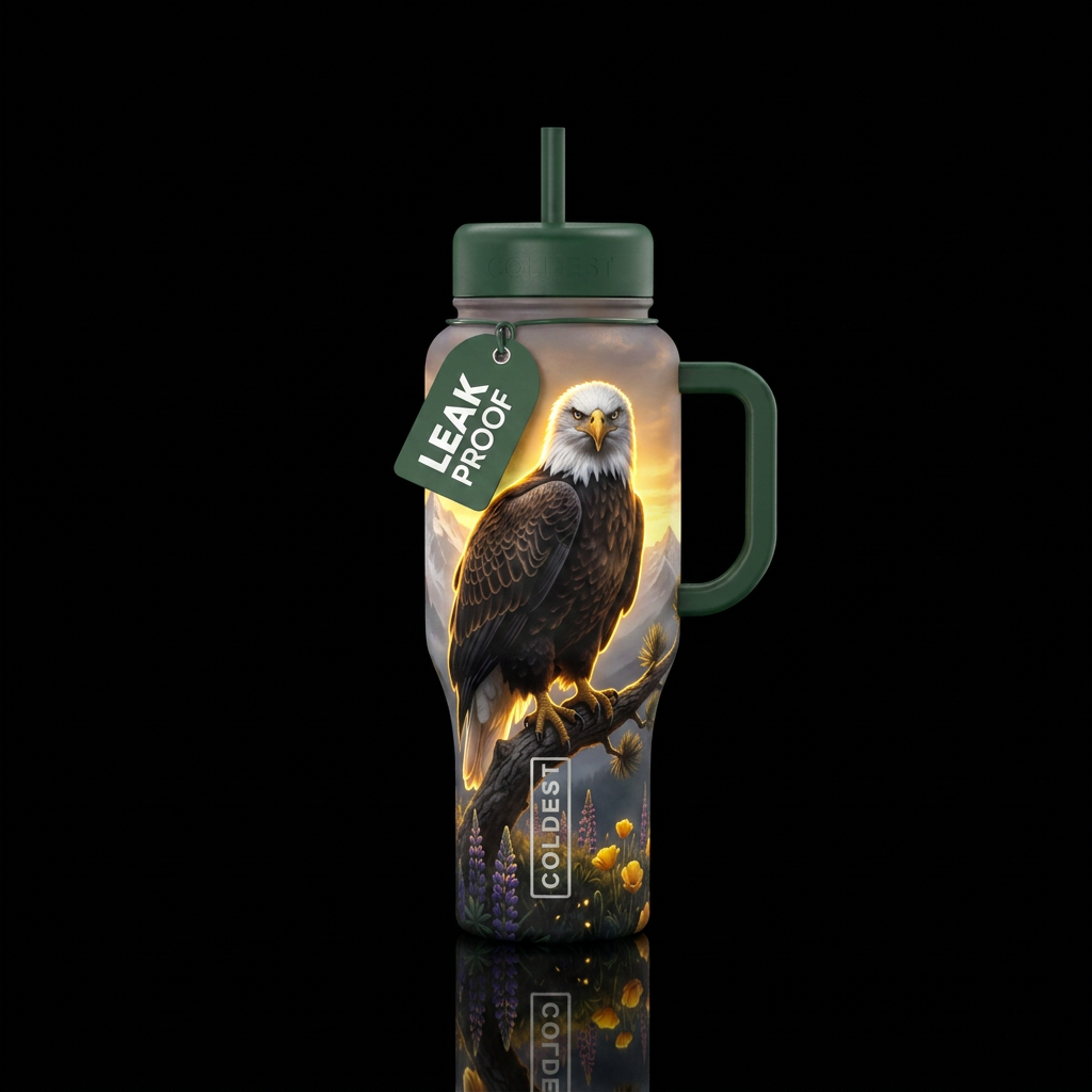 A single water bottle design in a premium, ultra-h... water bottle design
