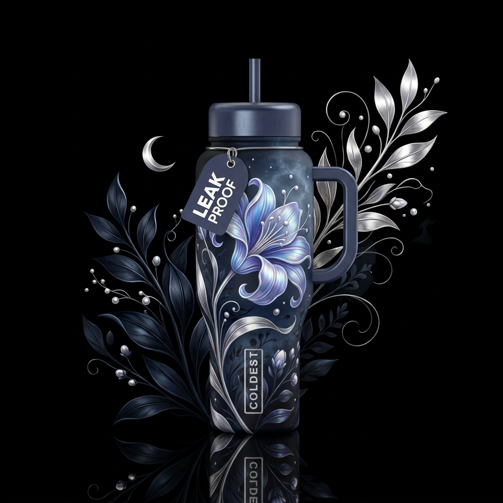 E water bottle design