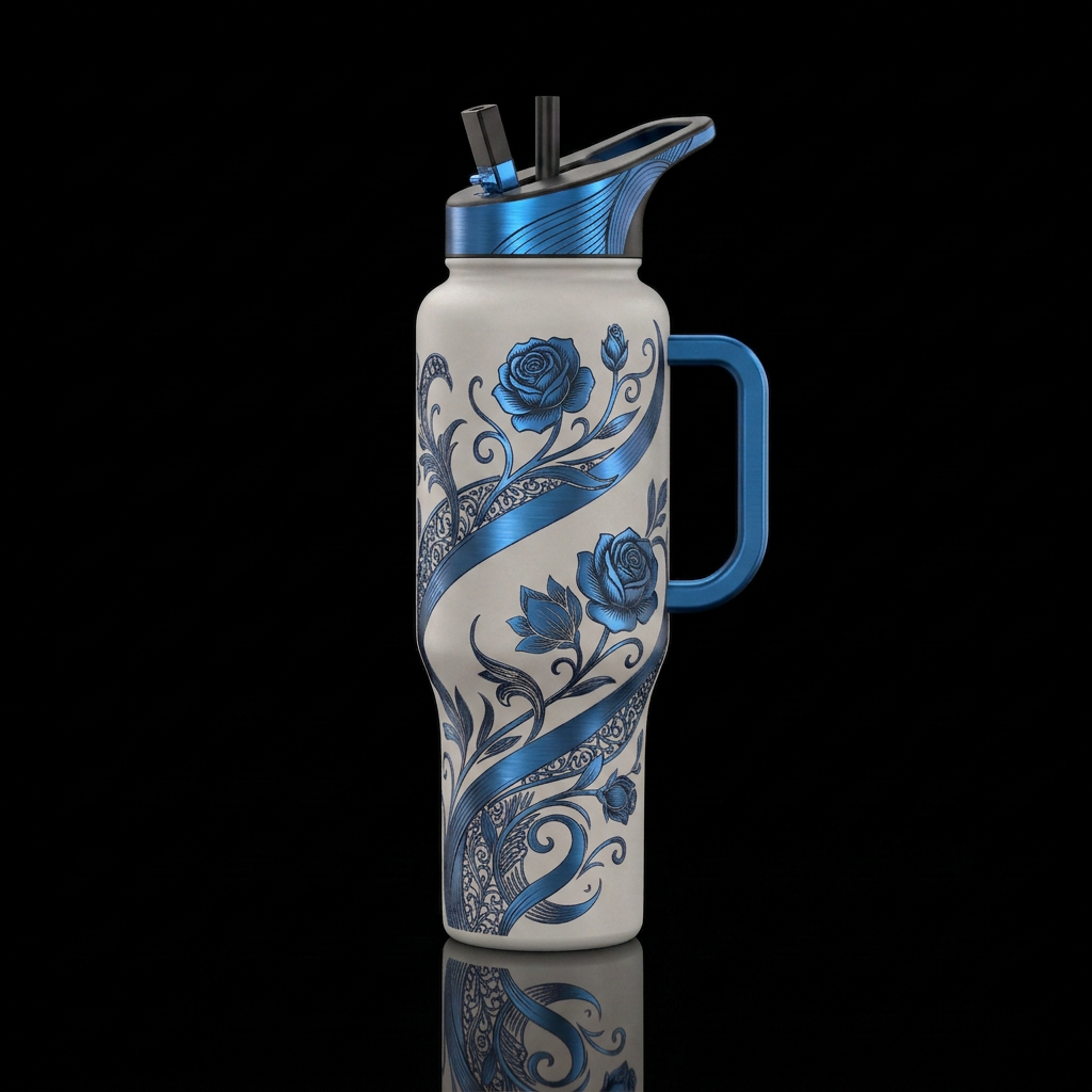 Preserve entire structure and fine intricate detai... water bottle design