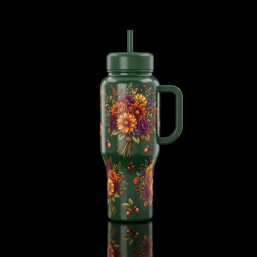 Autumn Bundle water bottle design