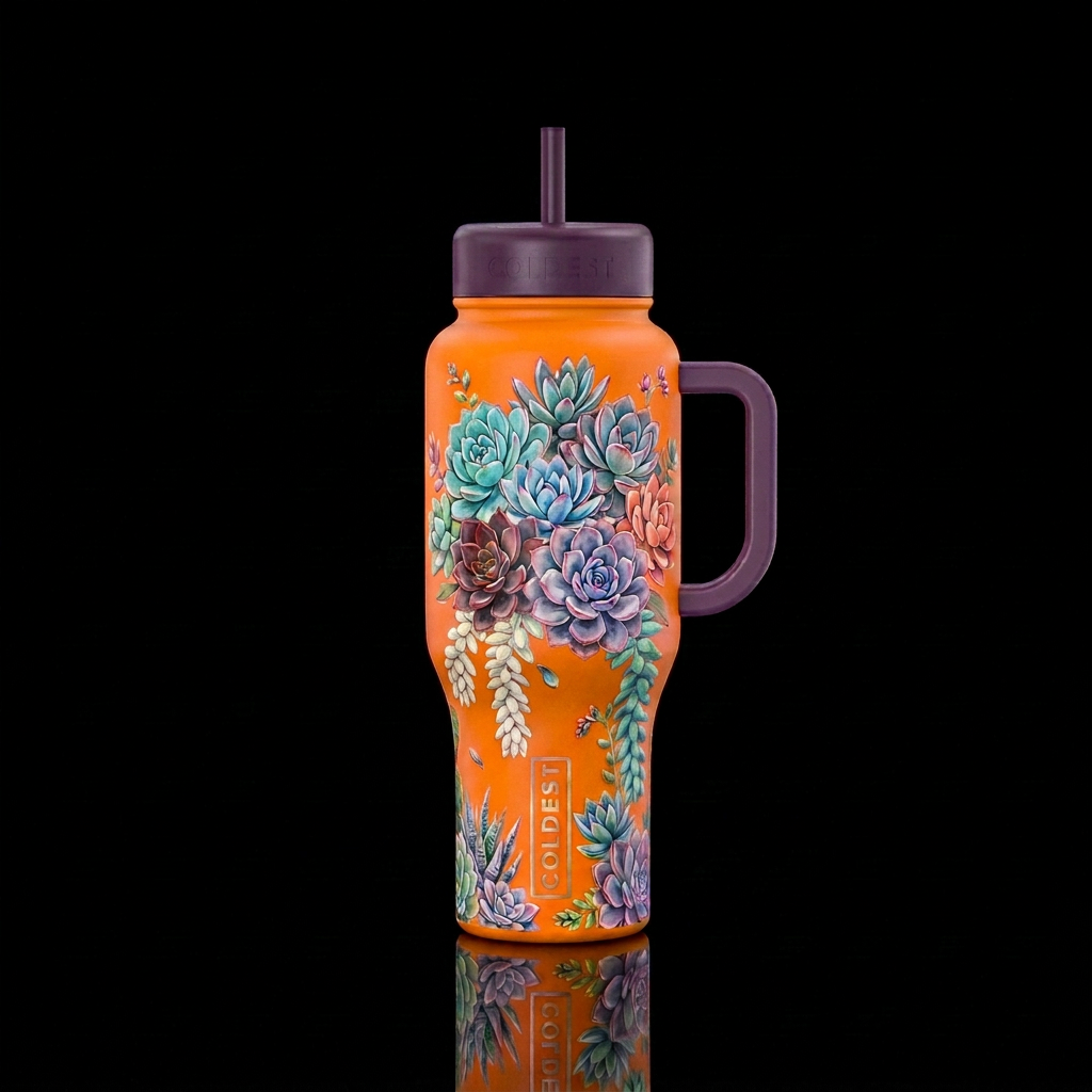 Painted Desert water bottle design