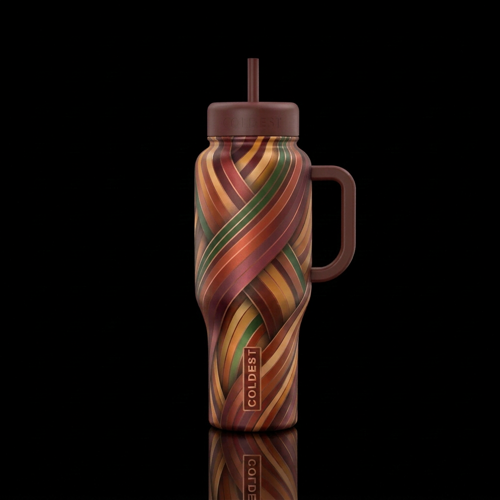 Crosscurrent water bottle design