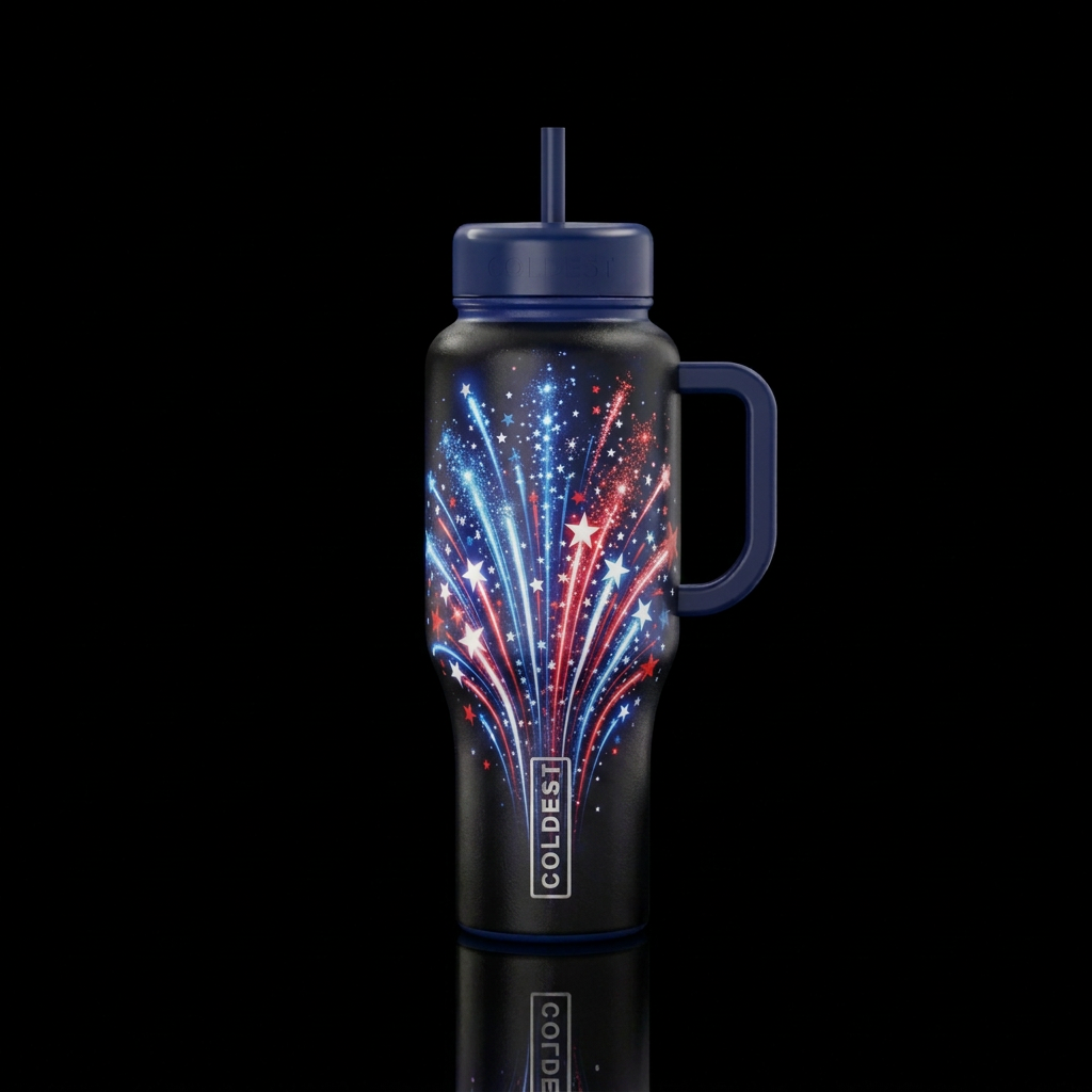 Preserve the rising burst composition and dark bac... water bottle design