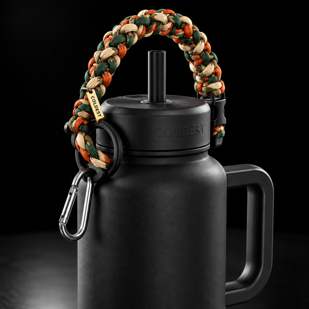 Foliage water bottle design