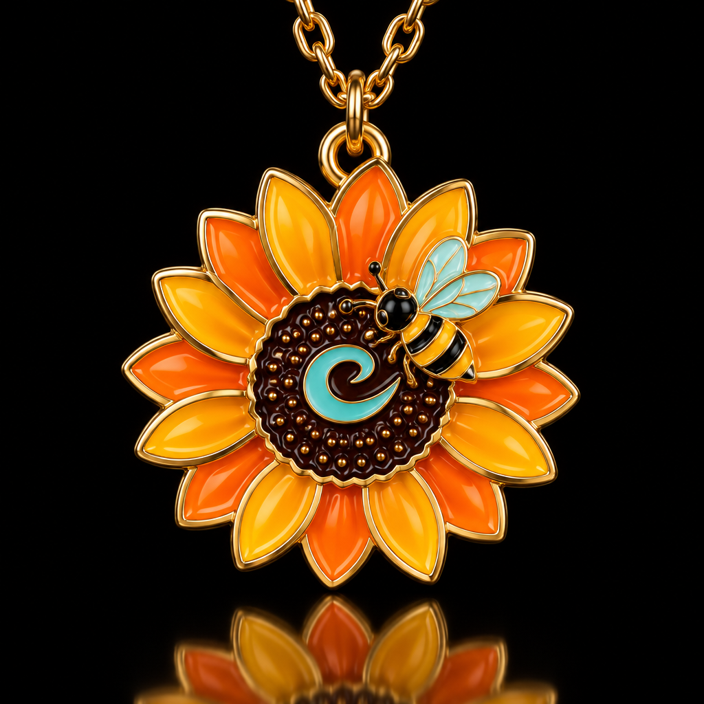 Sunny bee water bottle design