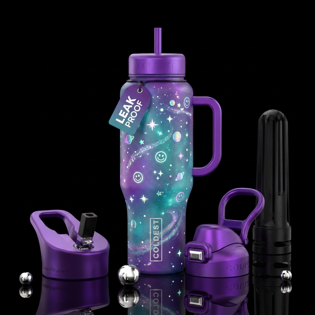 Happy Skies🌟 water bottle design