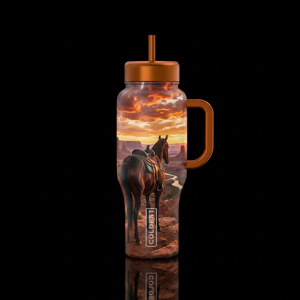 Beyond the Mesa water bottle design