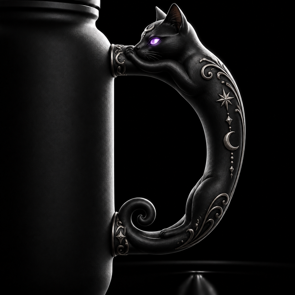 Midnight Familiar water bottle design