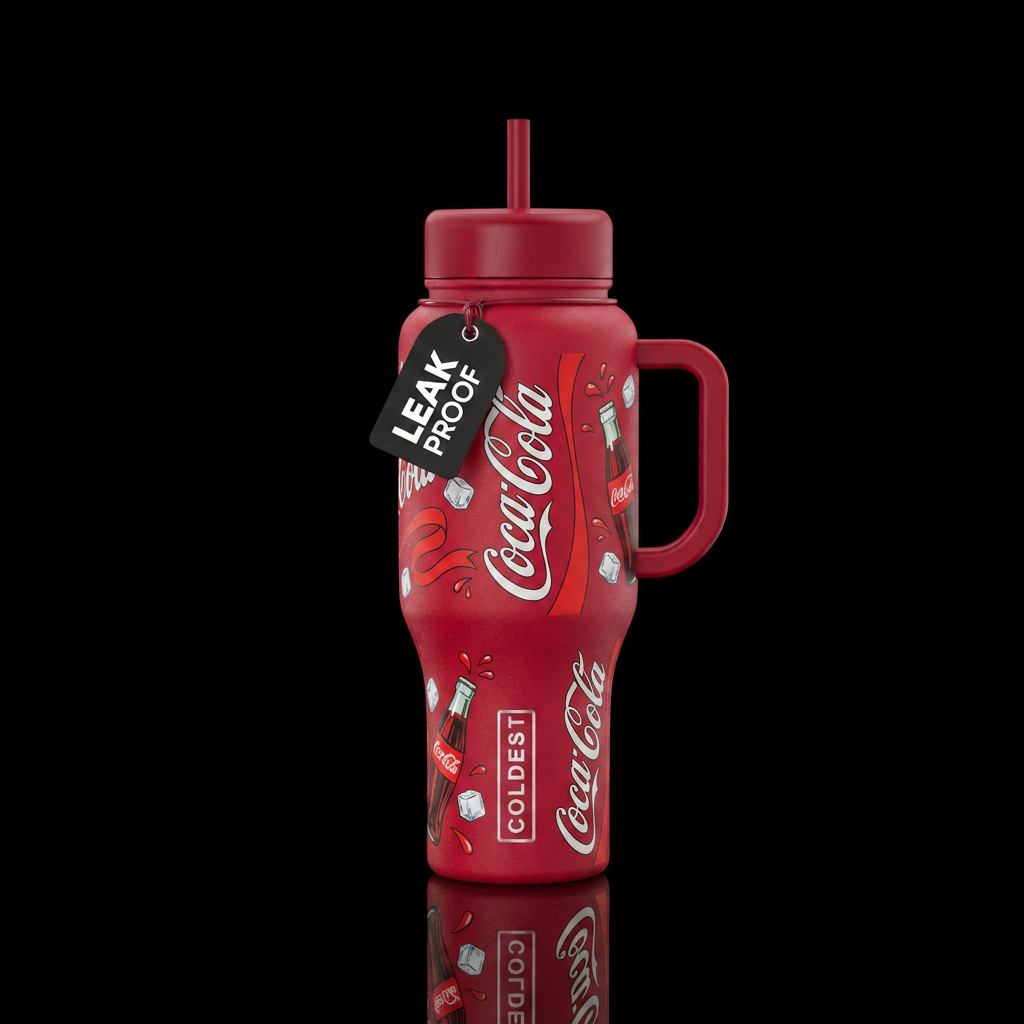 Coke water bottle design