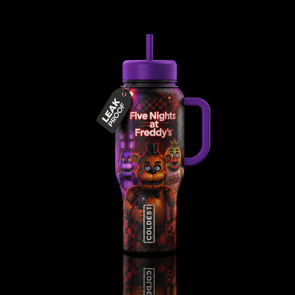 Five nights at Freddy’s water bottle design