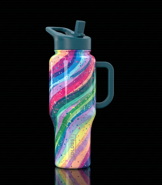 Transient mindset water bottle design