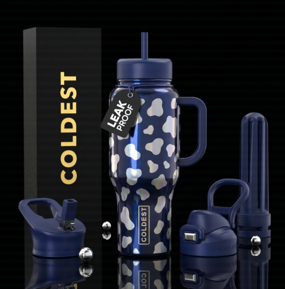 Reverse cowgirl water bottle design