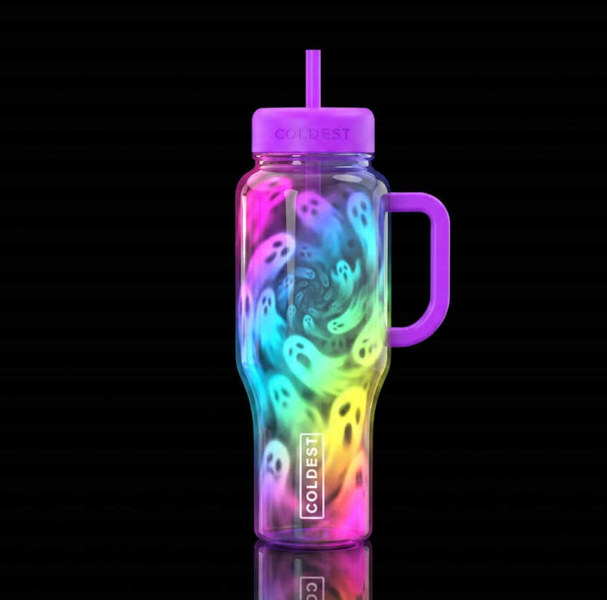 Drinking in all the spirit's water bottle design