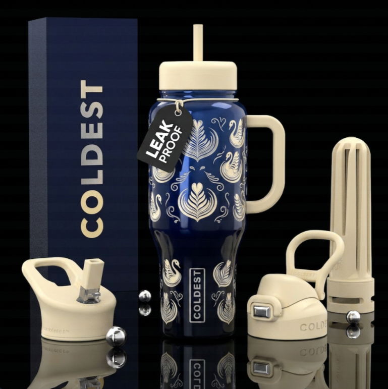 Have a  latte of Coldest and still swooning over drops water bottle design