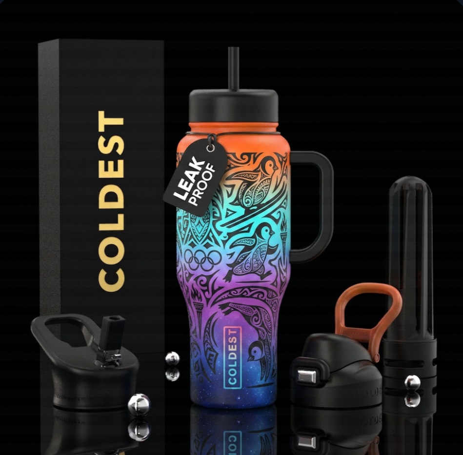 Ice bucket challenge water bottle design