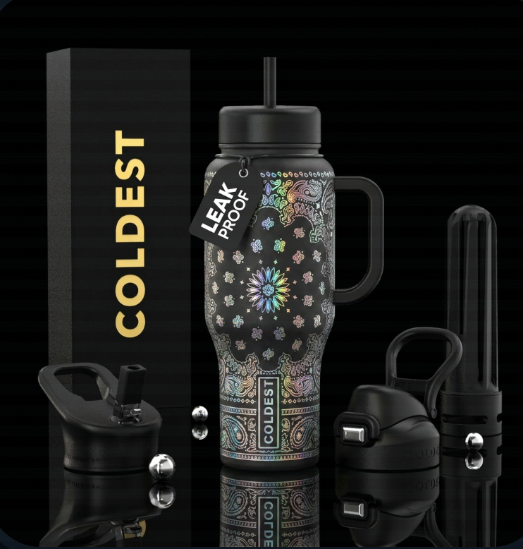 Bandana Glam water bottle design