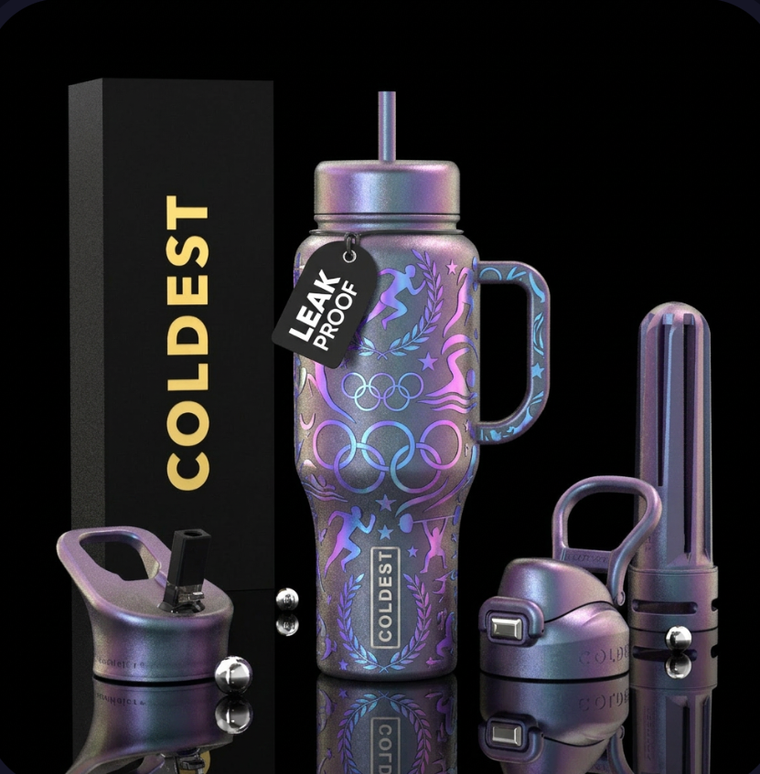 Coldest Olympics water bottle design