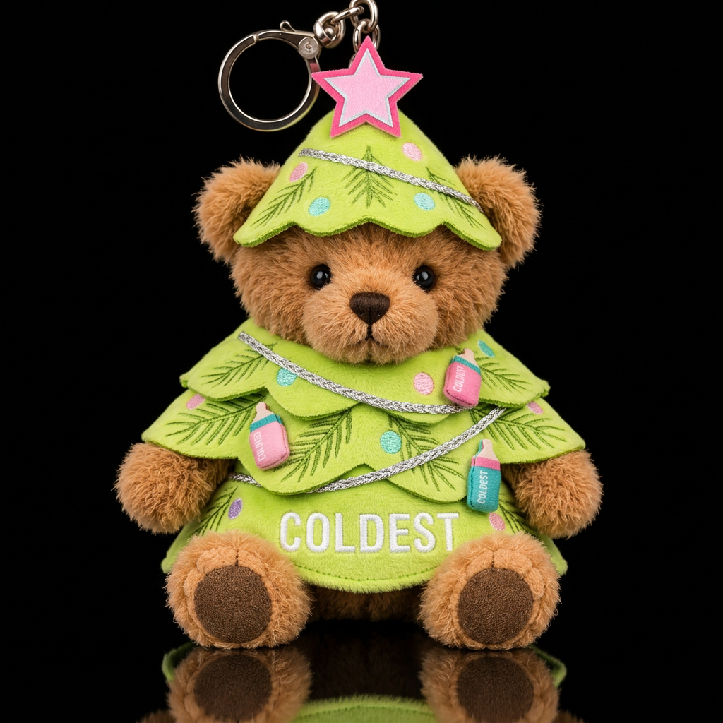 Beary-Christmas water bottle design