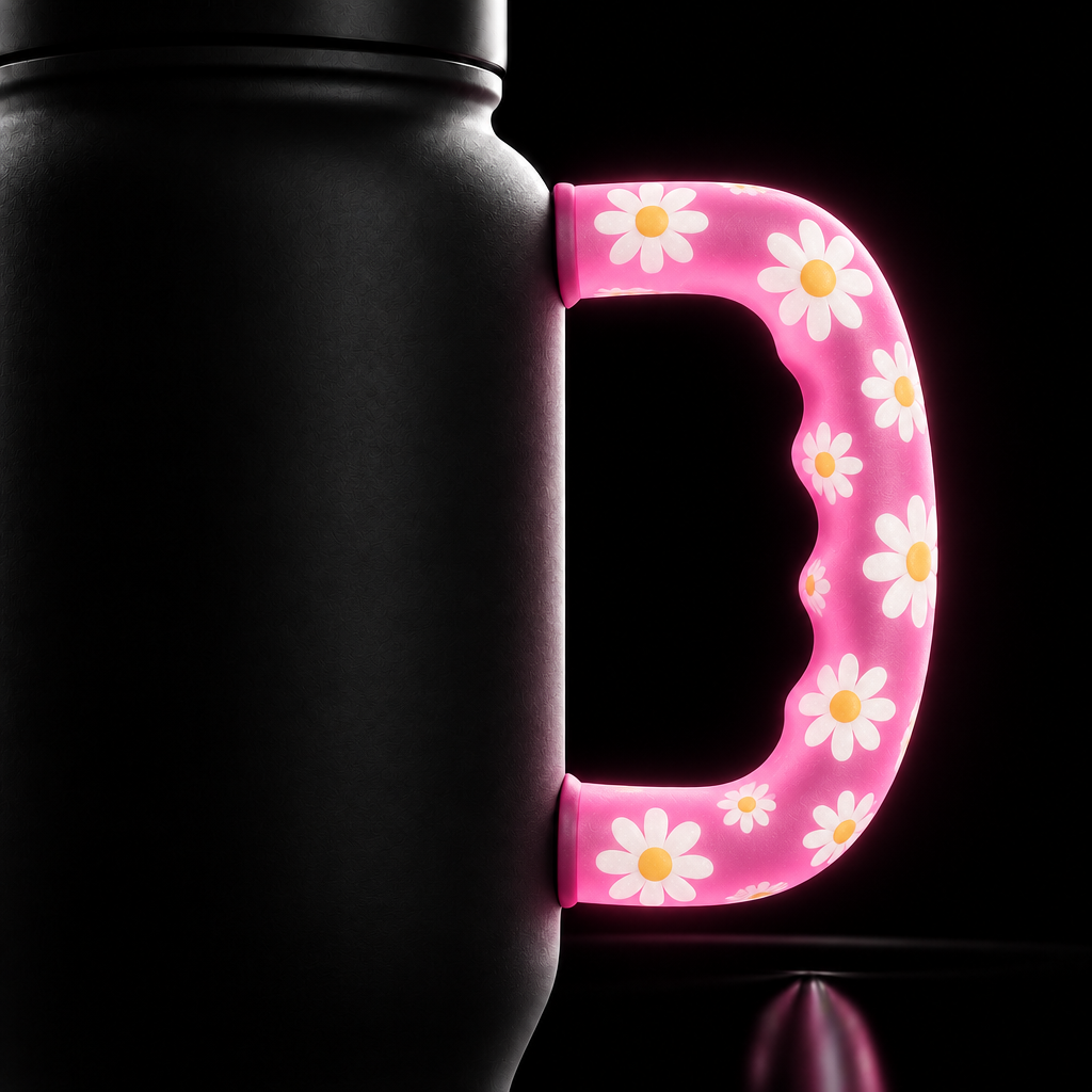 Daisy dreamin’ water bottle design