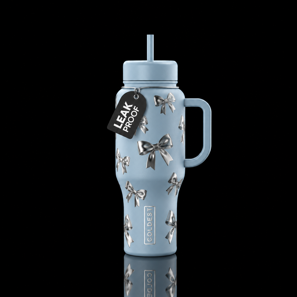 Moonlight bows water bottle design