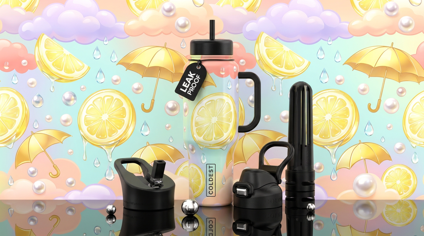 Lemon Drop water bottle design