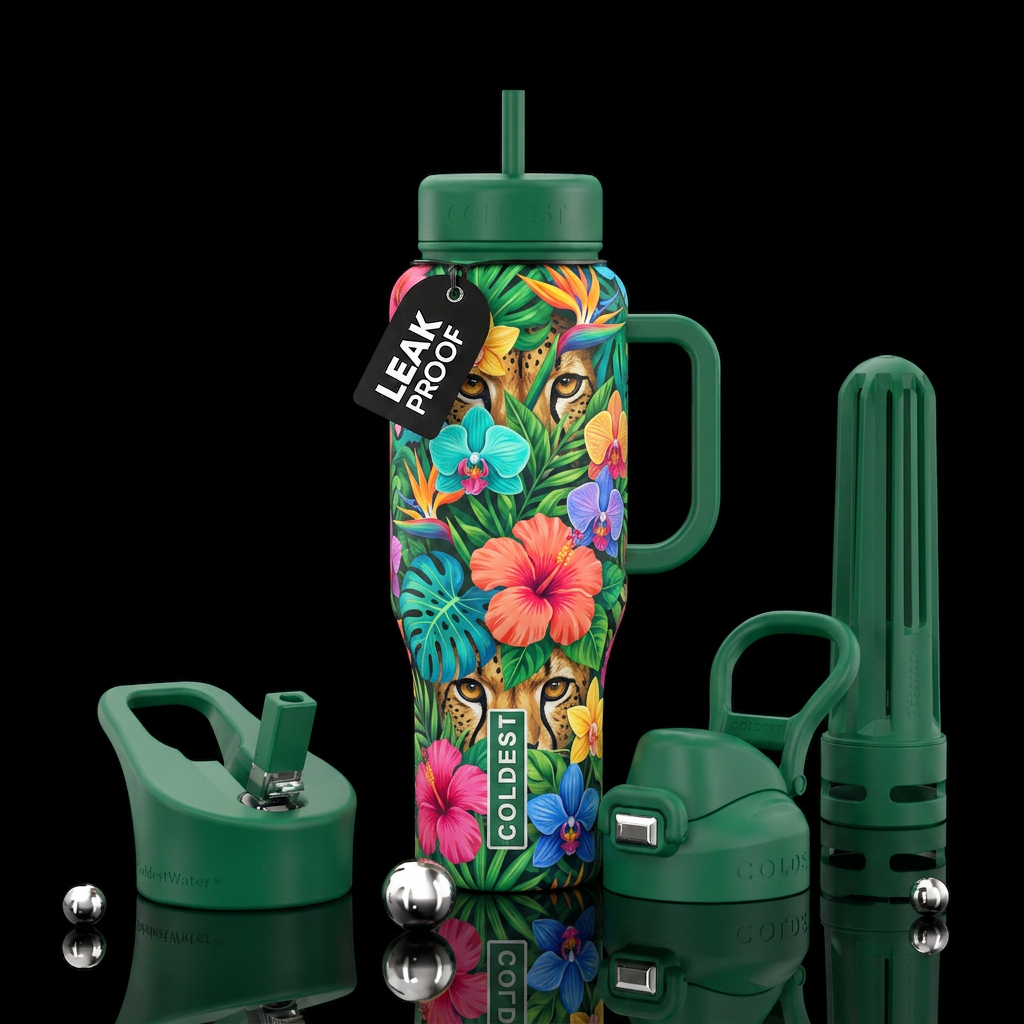 I'm a Cheetah water bottle design