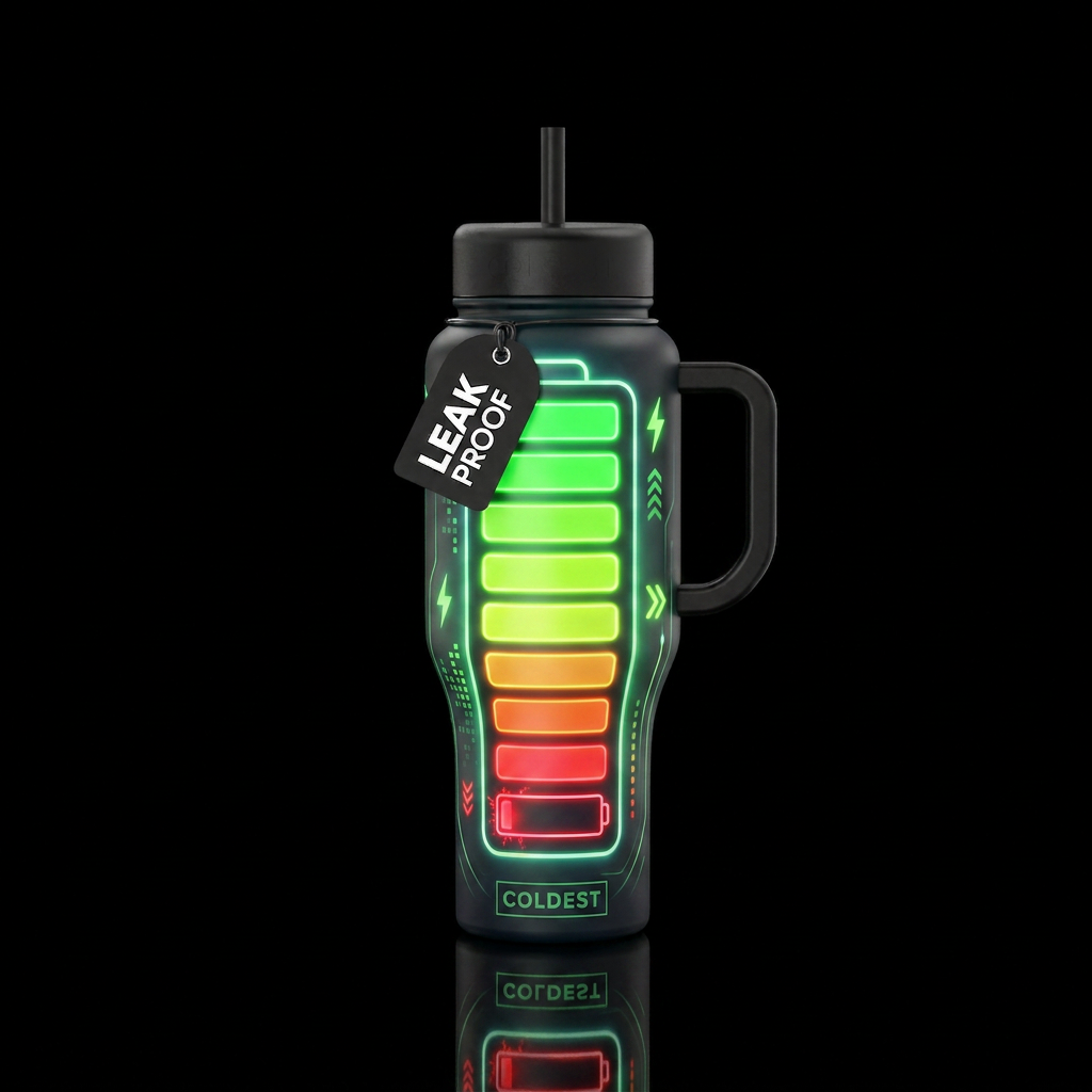 Hydration Battery water bottle design