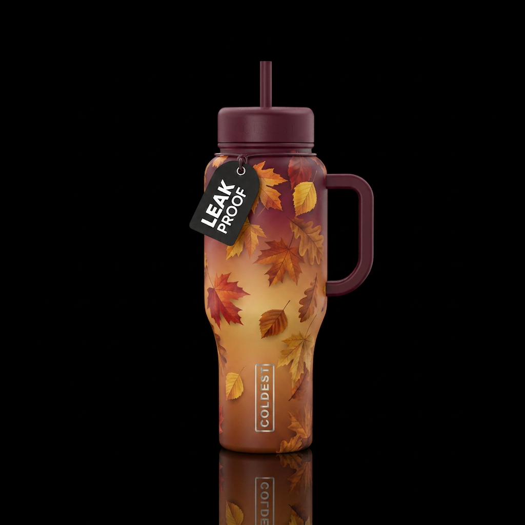It's Fall water bottle design