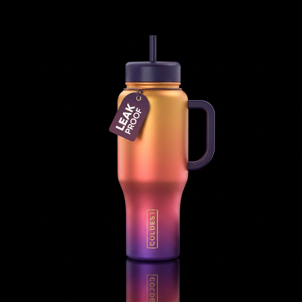 Sunset Dream water bottle design