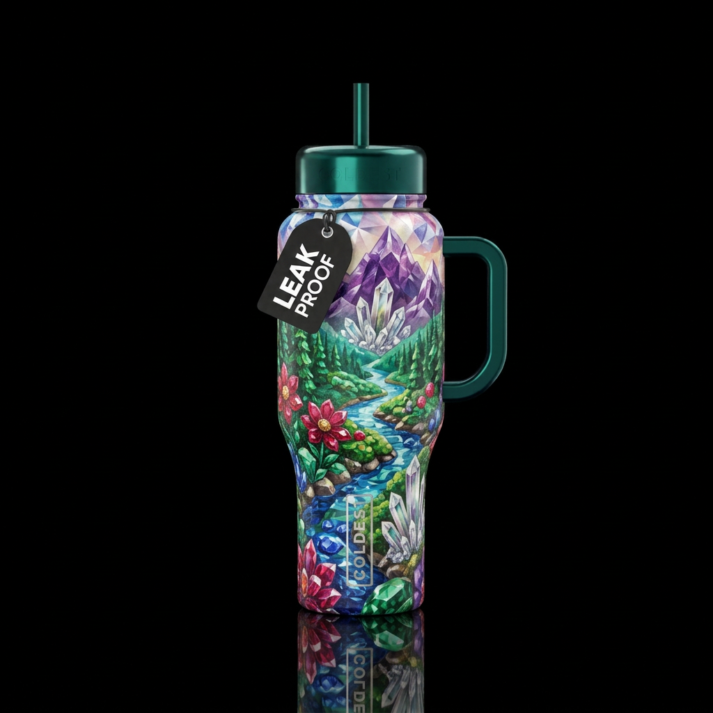 Jewel Valley water bottle design
