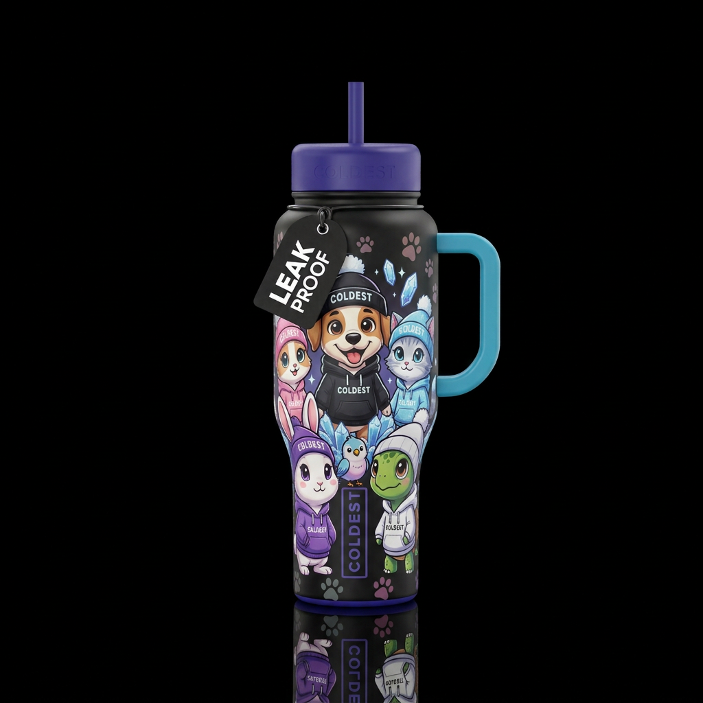 Coldest Pets water bottle design